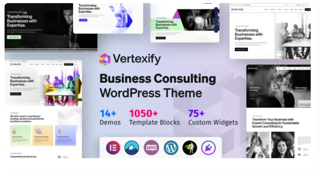 Vertexify – Business Consulting WordPress Theme