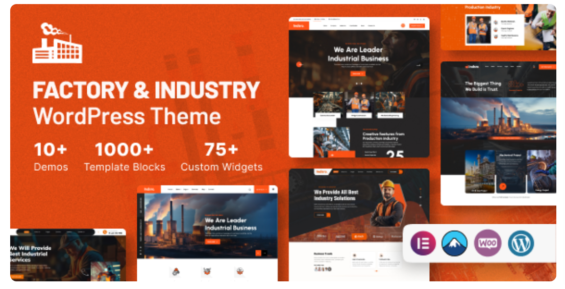 Indsro – Factory & Industry WordPress Theme