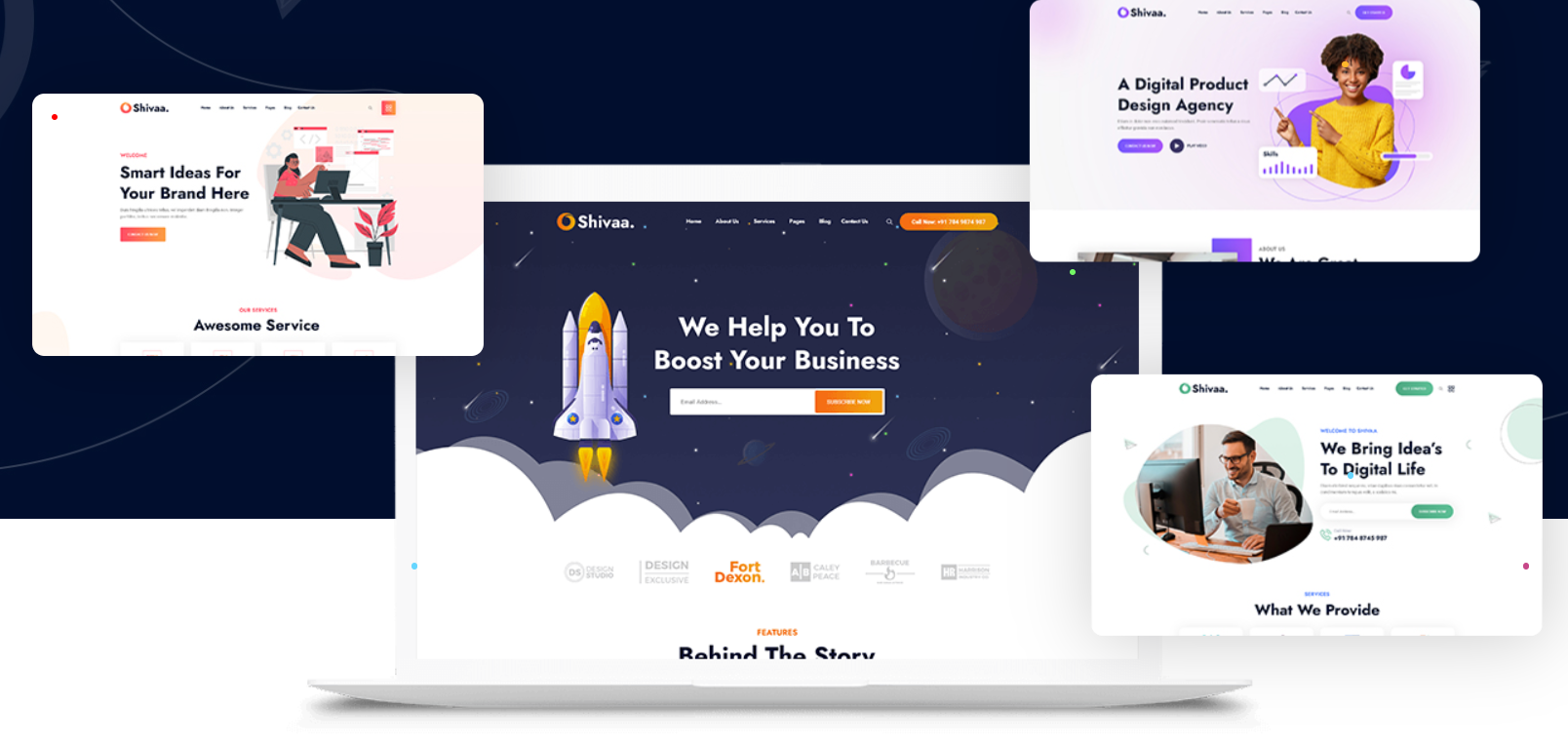 Shivaa - Creative Agency Bootstrap Template