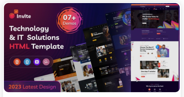 Invite – IT Solutions & Technology HTML Template